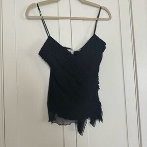 Y2K vintage Silk chiffon top